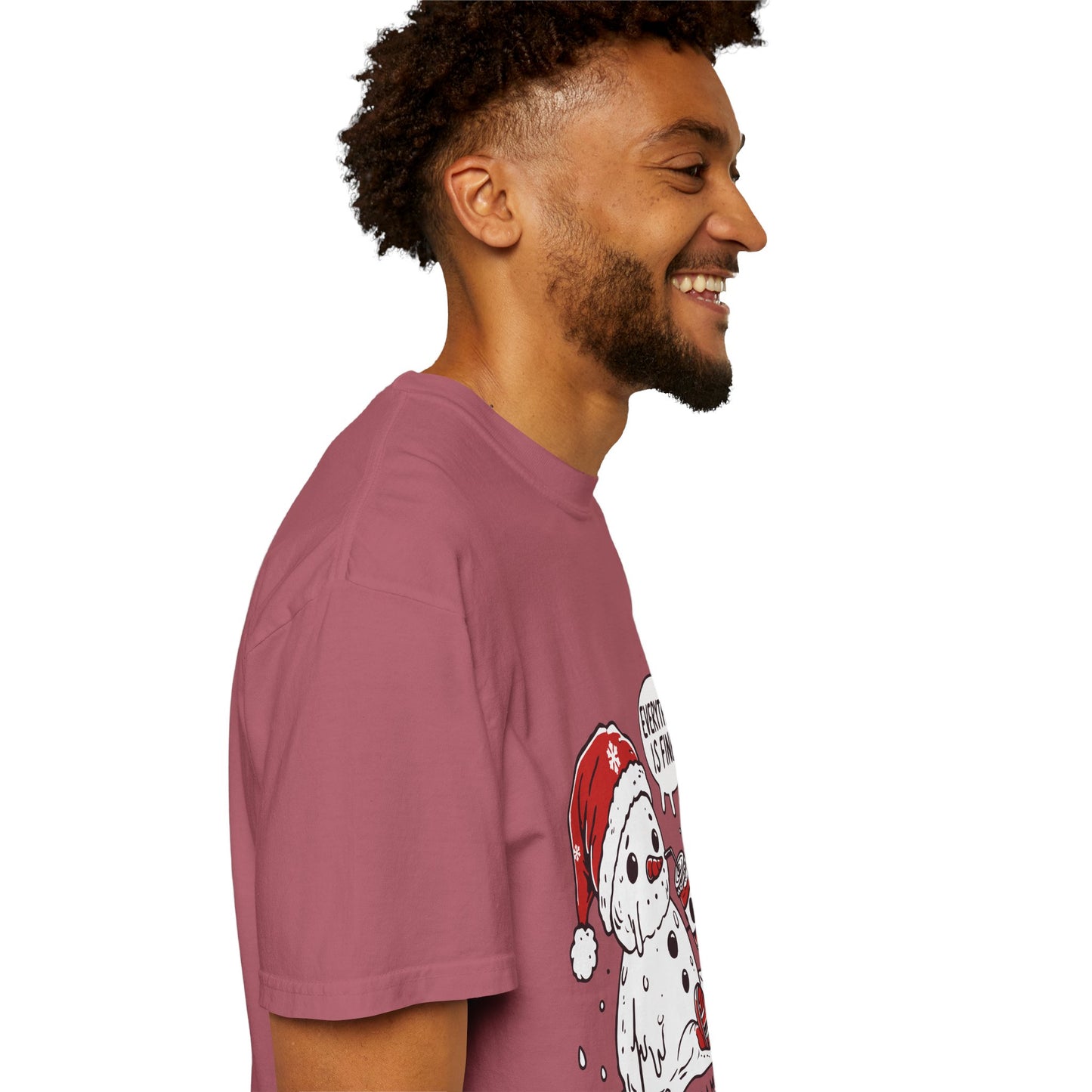 Snowman T-Shirt - "Everything is Fine, I'm Just Having a Meltdown" - Funny Winter Tee