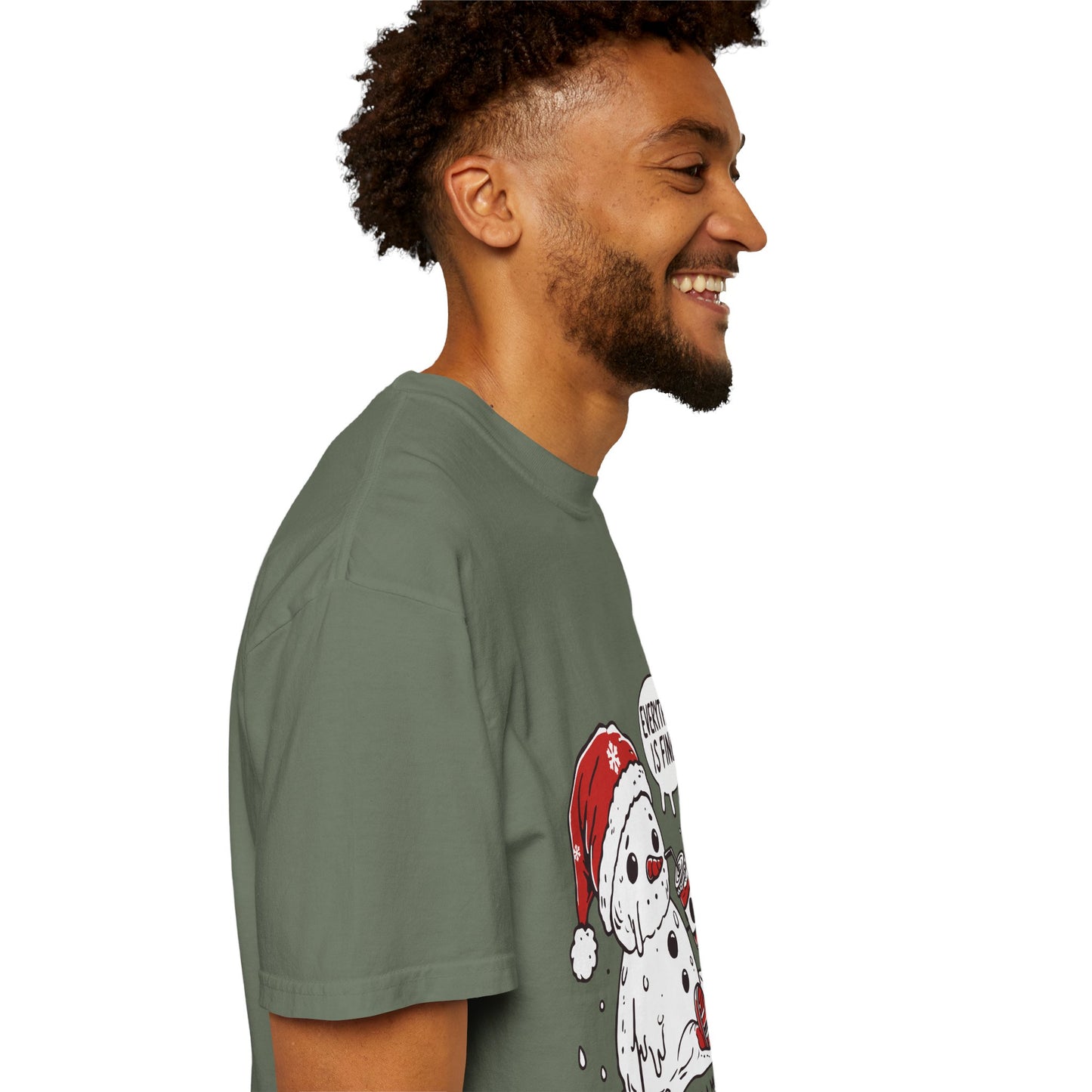 Snowman T-Shirt - "Everything is Fine, I'm Just Having a Meltdown" - Funny Winter Tee