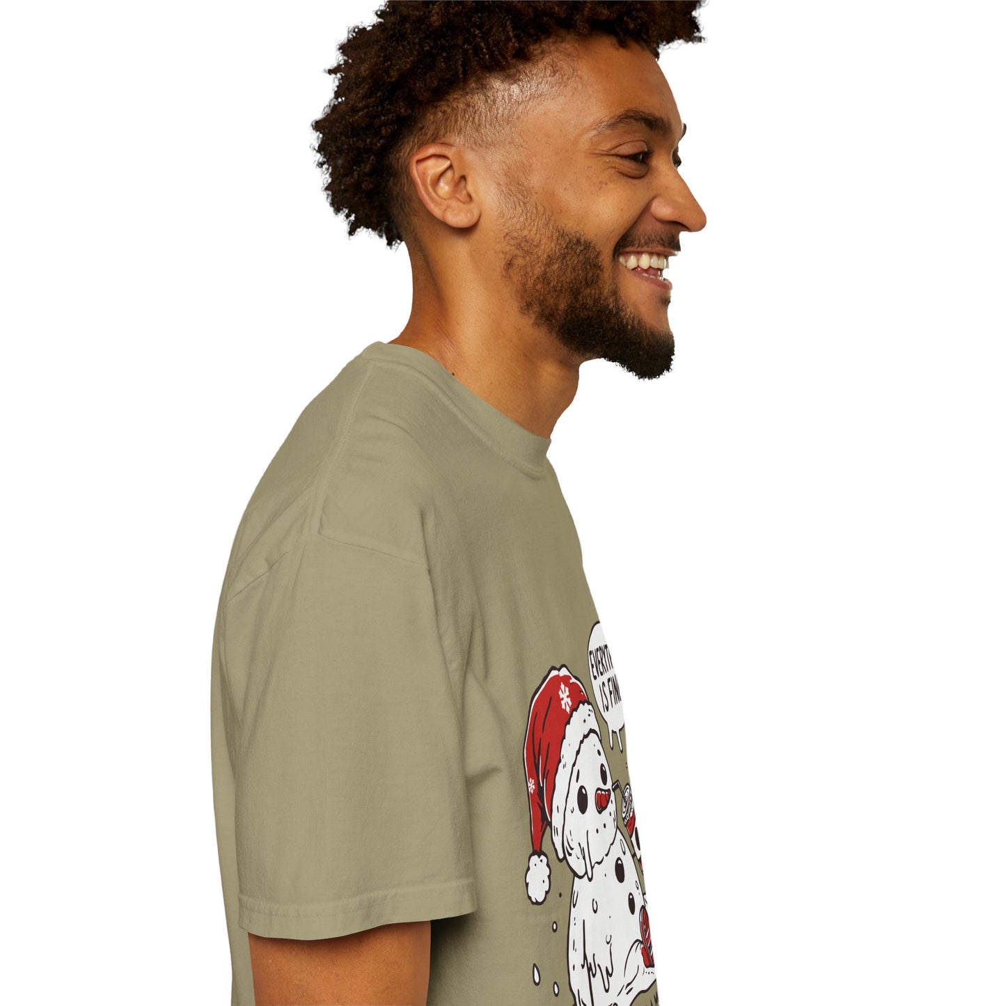 Snowman T-Shirt - "Everything is Fine, I'm Just Having a Meltdown" - Funny Winter Tee