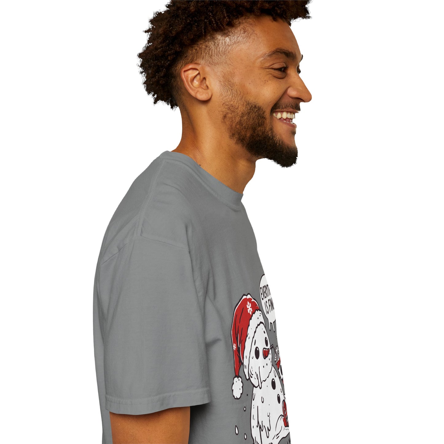 Snowman T-Shirt - "Everything is Fine, I'm Just Having a Meltdown" - Funny Winter Tee