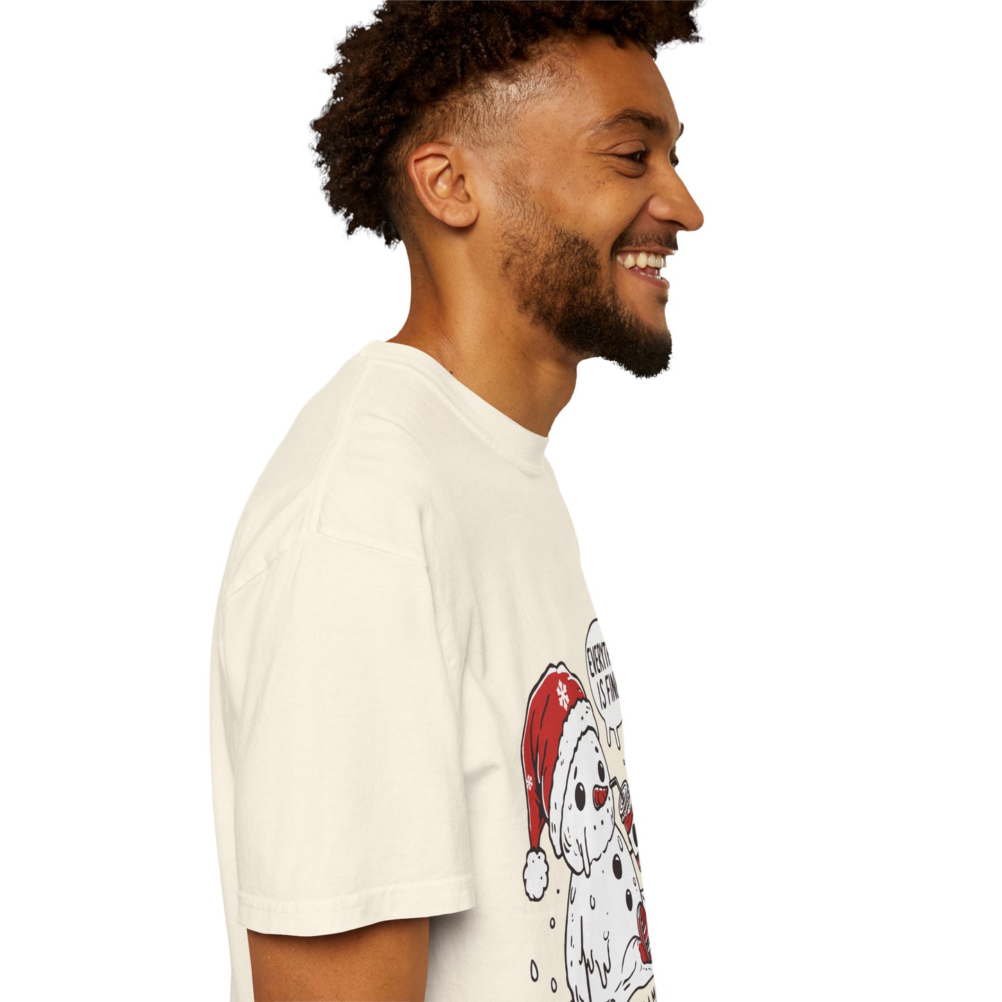 Snowman T-Shirt - "Everything is Fine, I'm Just Having a Meltdown" - Funny Winter Tee