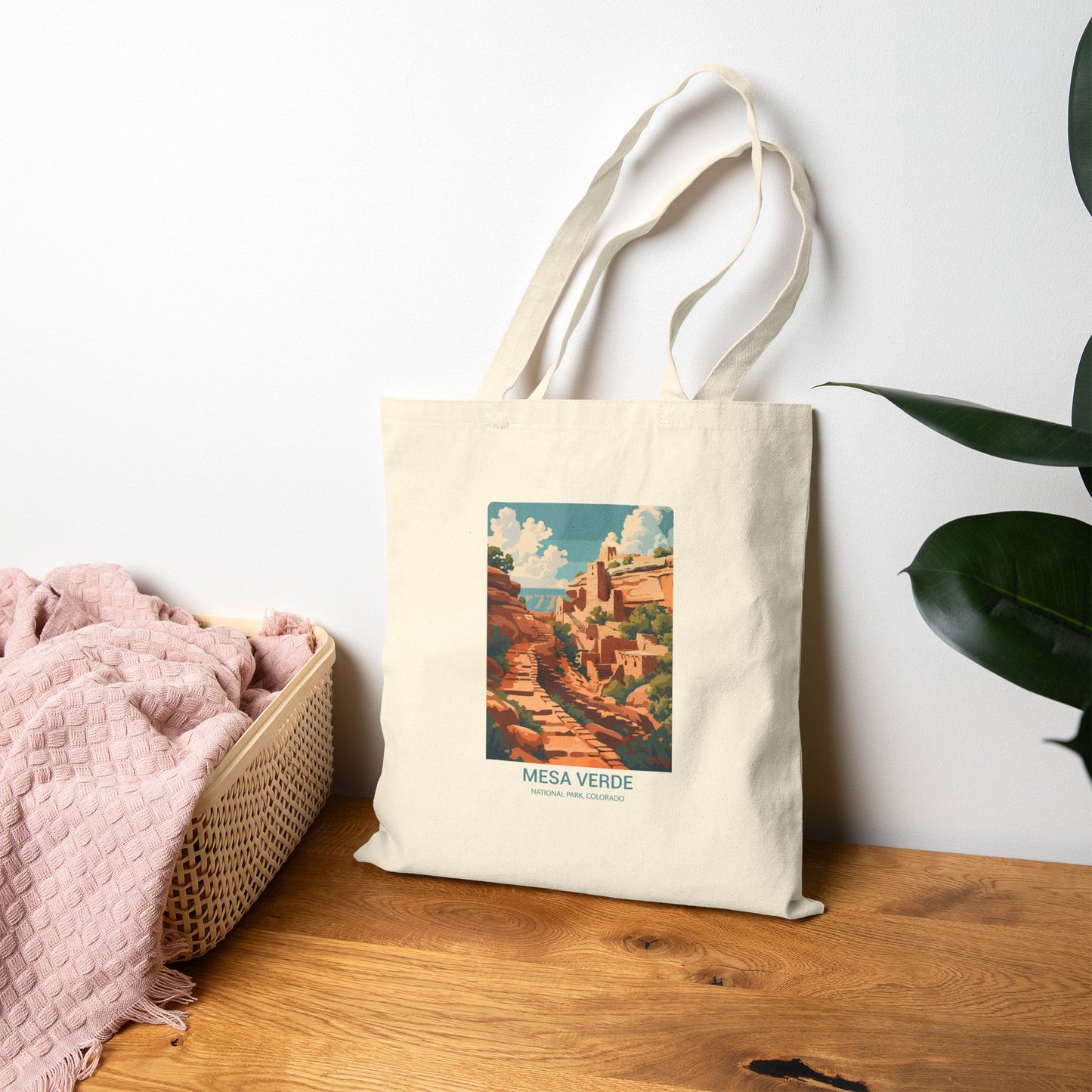 Mesa Verde National Park Canvas Tote Bag
