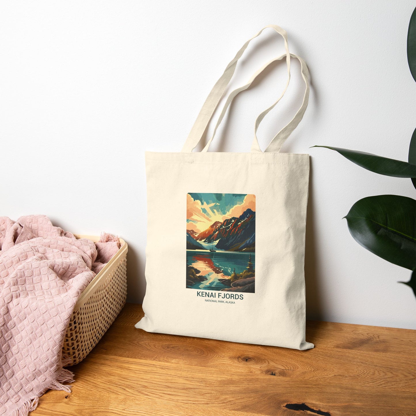 Kenai Fjords National Park Canvas Tote Bag