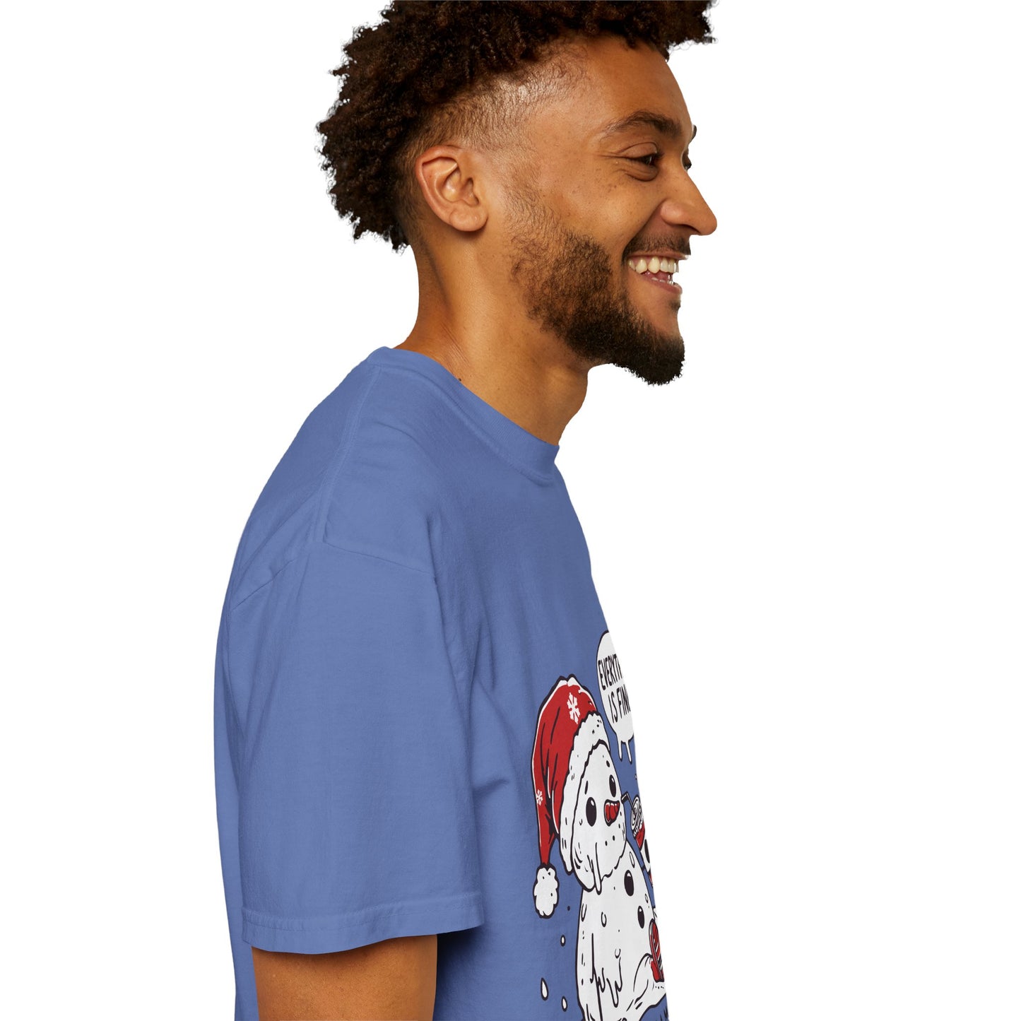 Snowman T-Shirt - "Everything is Fine, I'm Just Having a Meltdown" - Funny Winter Tee