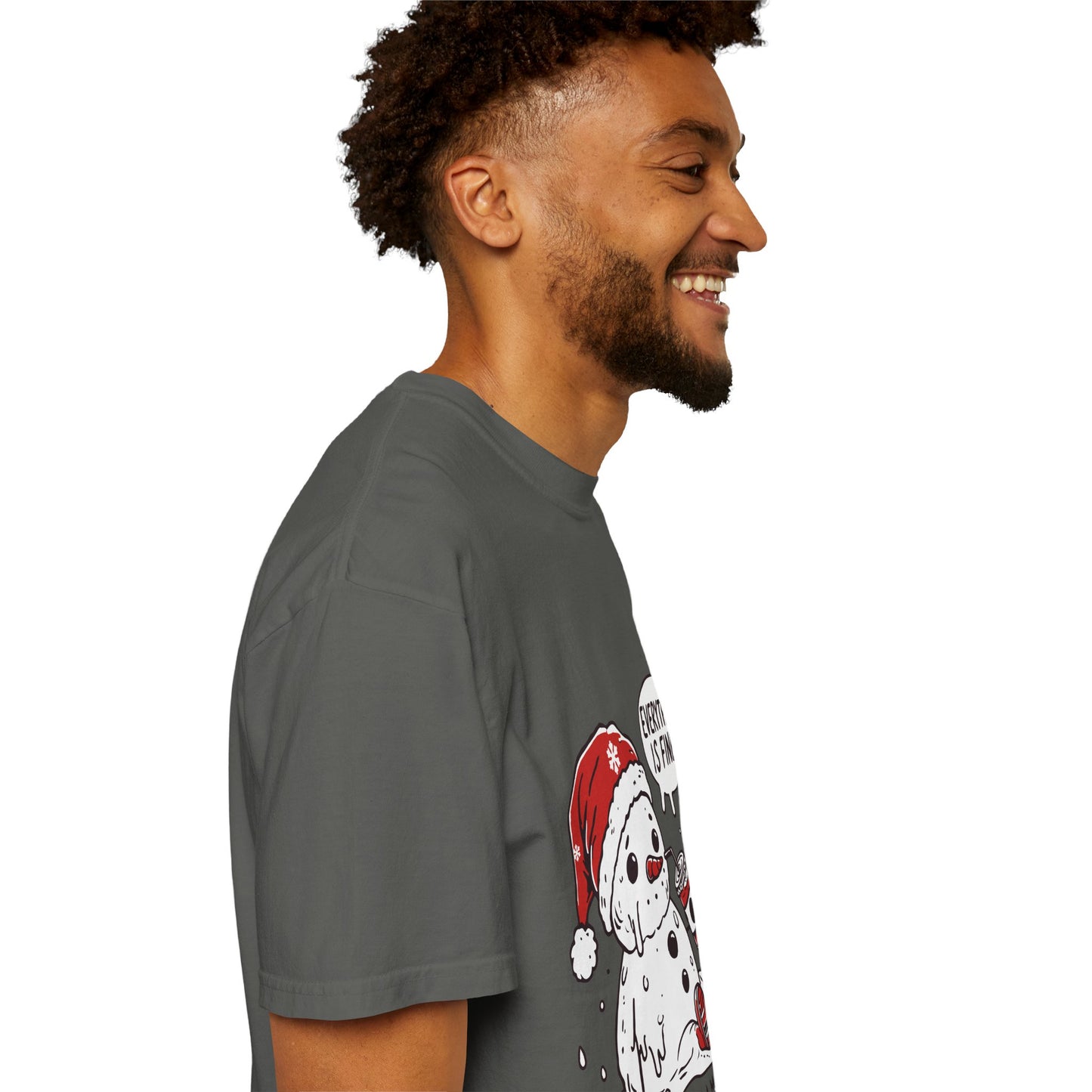 Snowman T-Shirt - "Everything is Fine, I'm Just Having a Meltdown" - Funny Winter Tee