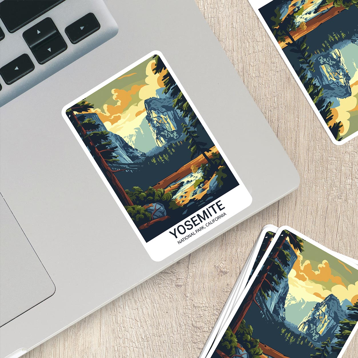 Yosemite National Park Sticker – Durable Vinyl Sticker