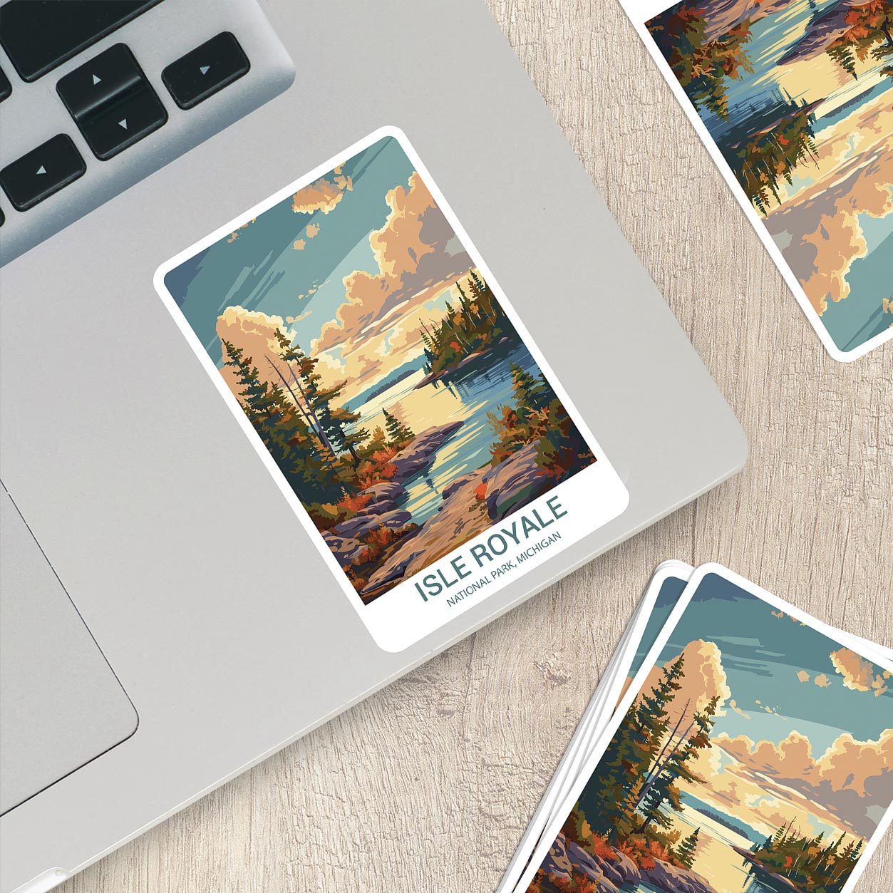 Isle Royale National Park Sticker – Durable Vinyl Sticker
