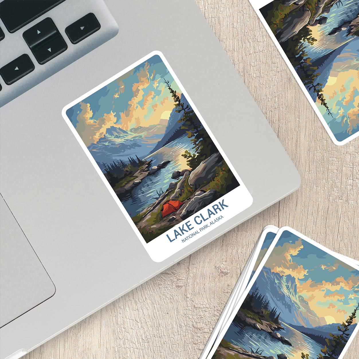 Lake Clark National Park Sticker – Durable Vinyl Sticker