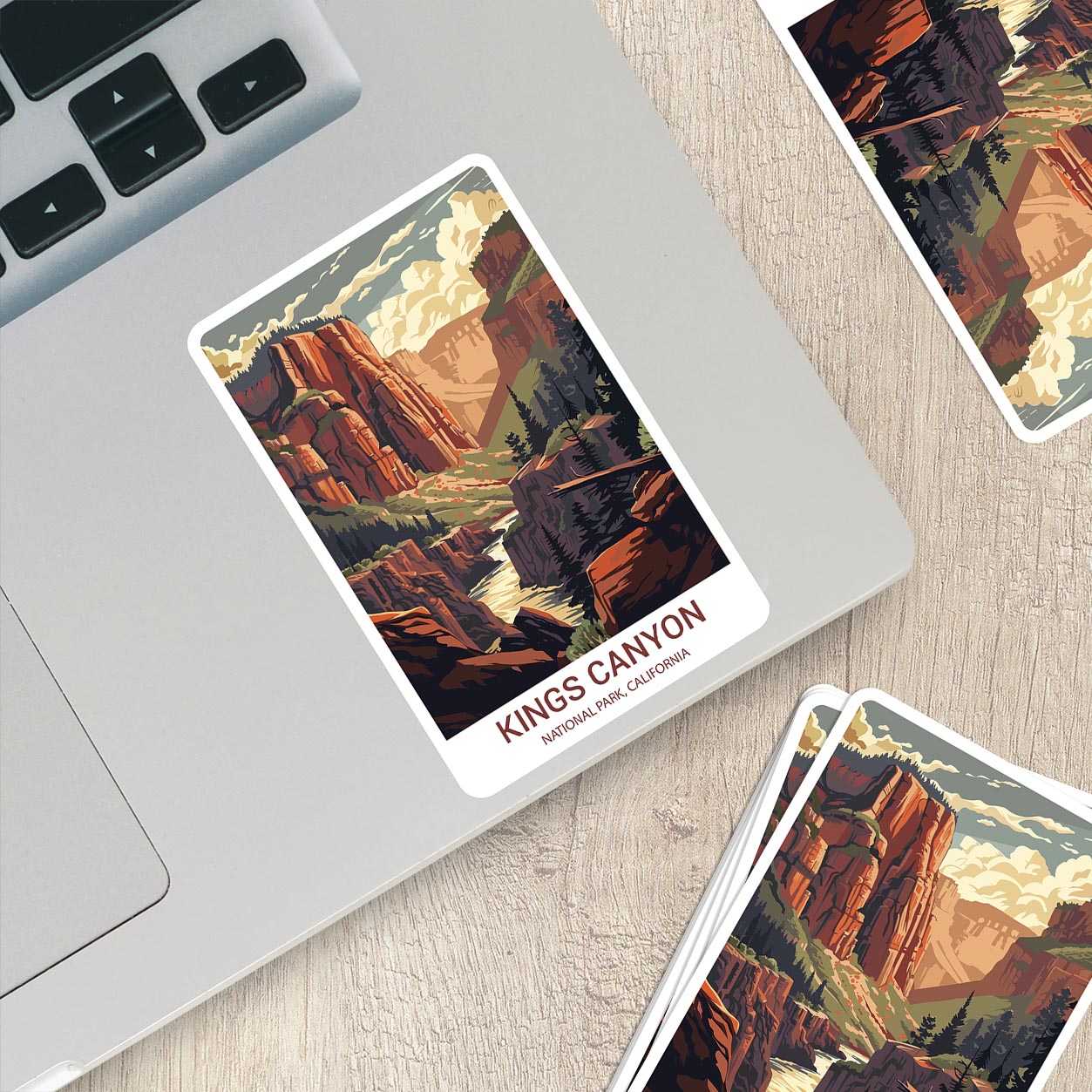 Kings Canyon National Park Sticker – Durable Vinyl Sticker