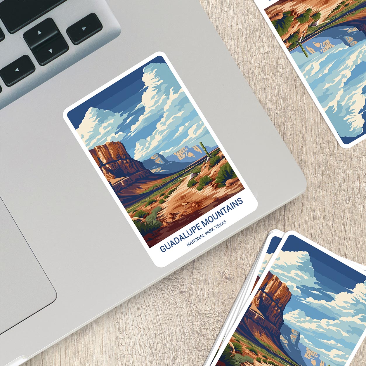 Guadalupe Mountains National Park Sticker – Durable Vinyl Sticker