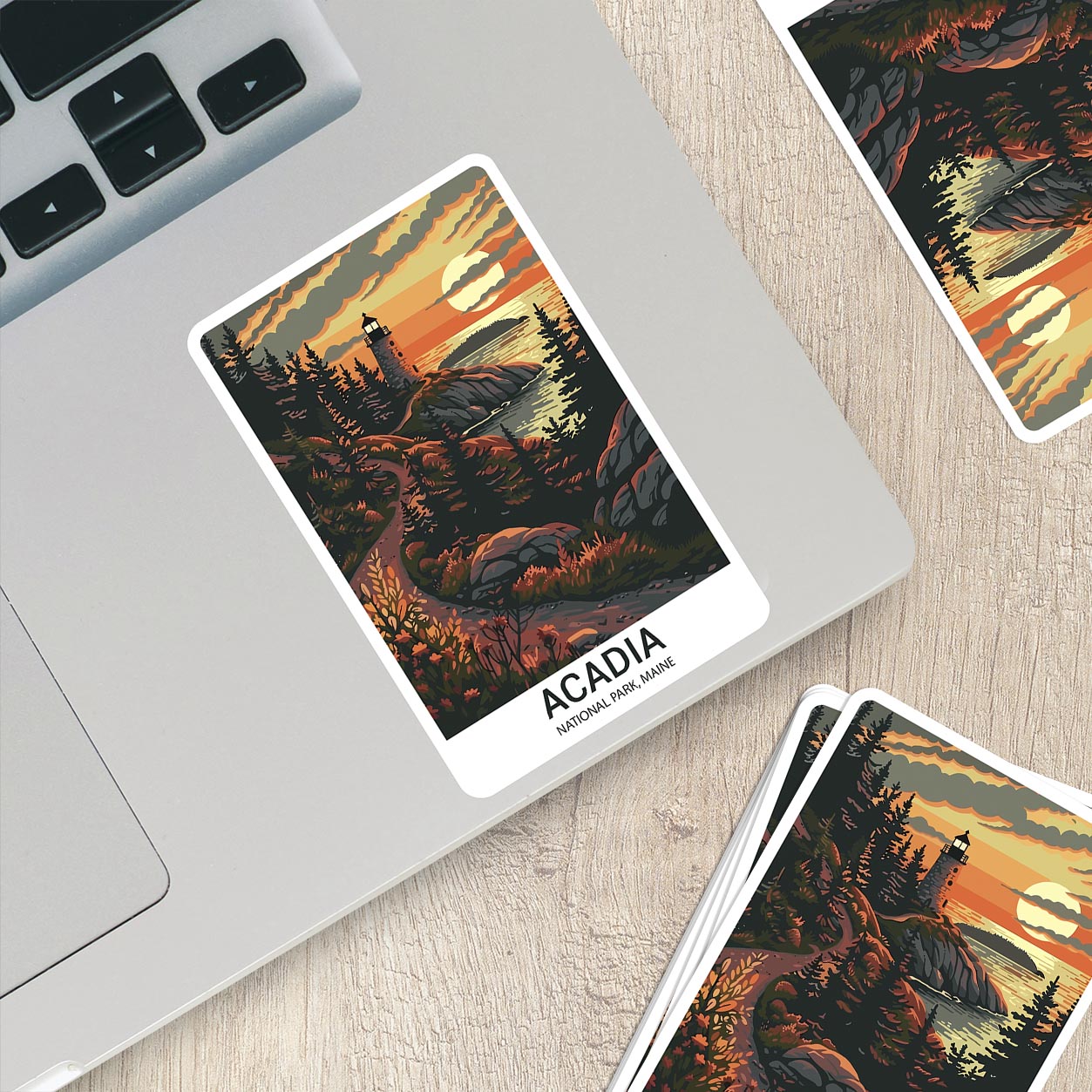 Acadia National Park Sticker – Durable Vinyl Sticker