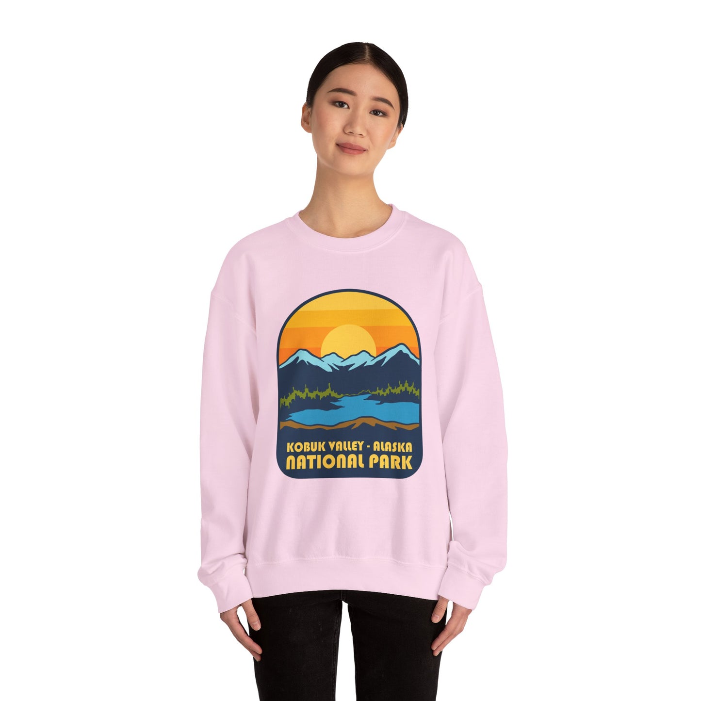 Kobuk Valley Alaska National Park sweatshirt | Mountain Sunset Crewneck