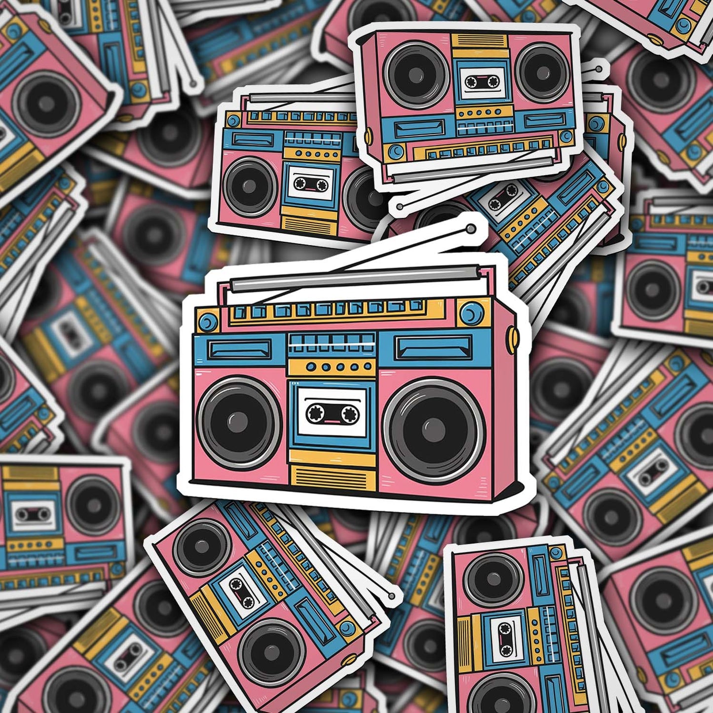 Retro 90βs Sticker β Weatherproof Vinyl for Laptops, Cups & More