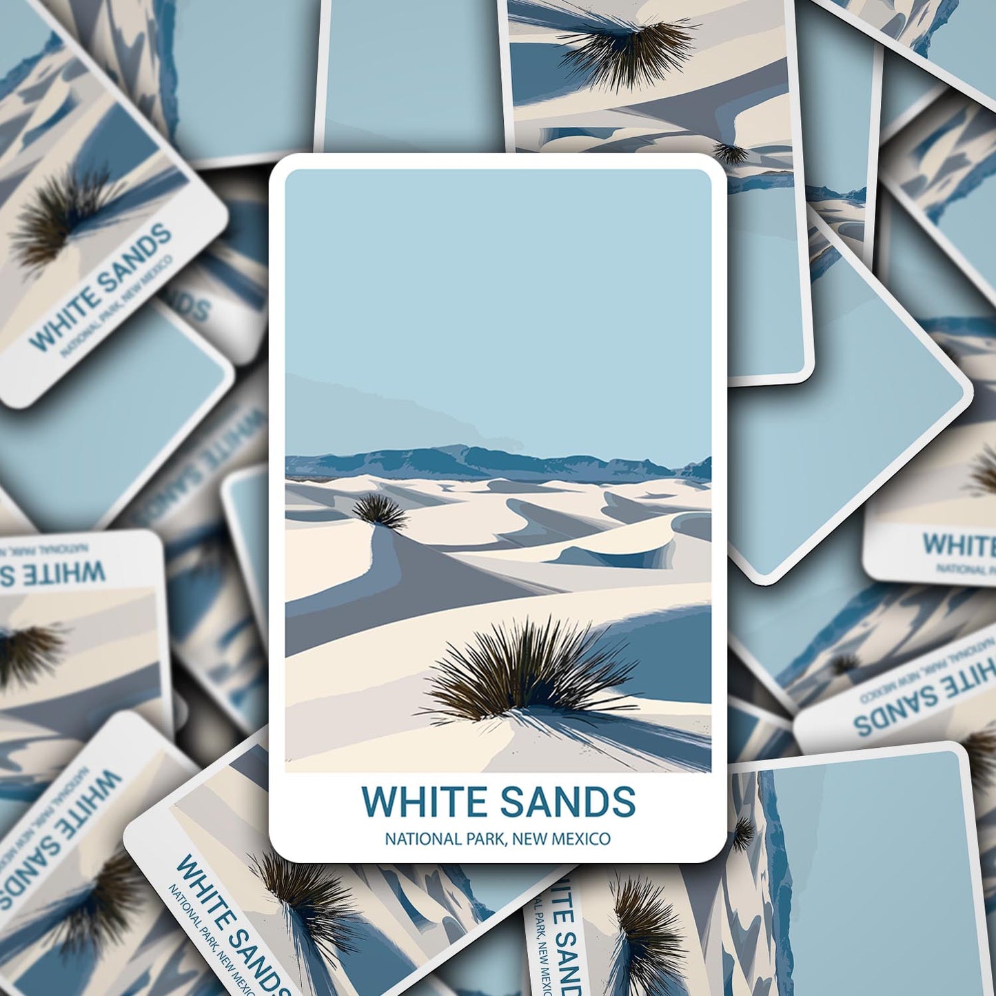 White Sands National Park Sticker – Durable Vinyl Sticker