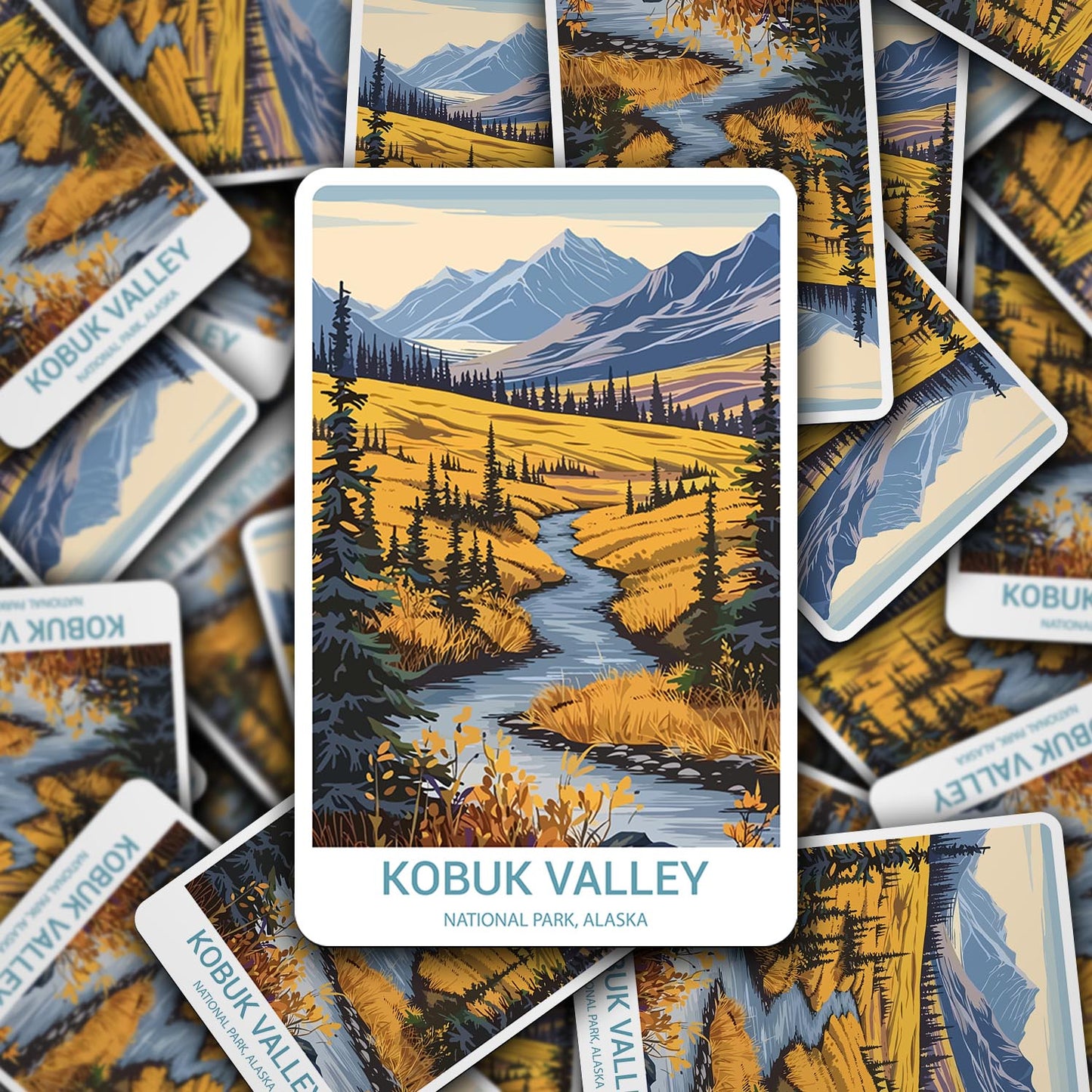 Kobuk Valley National Park Sticker – Durable Vinyl Sticker