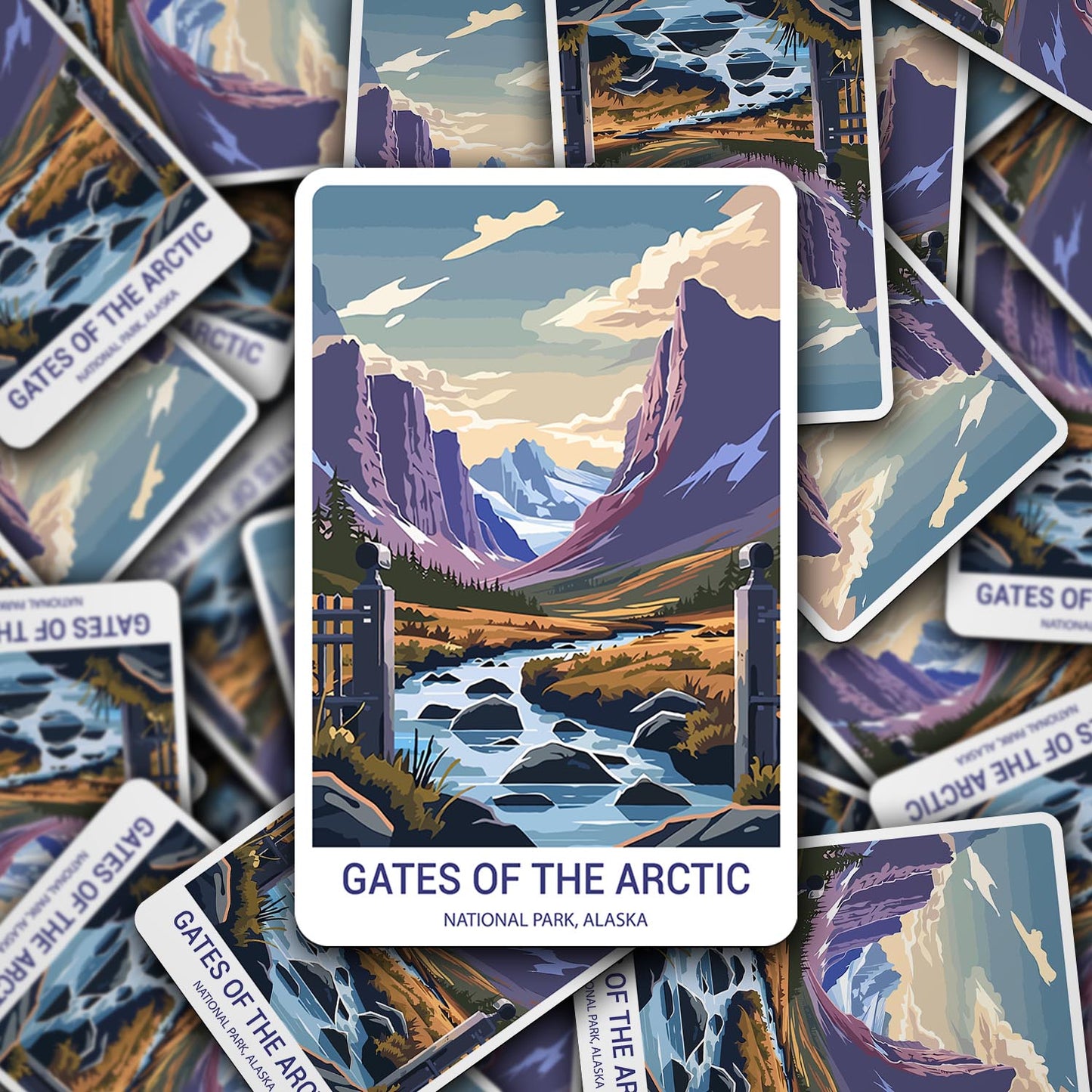 Gates of the Arctic National Park Sticker – Durable Vinyl Sticker
