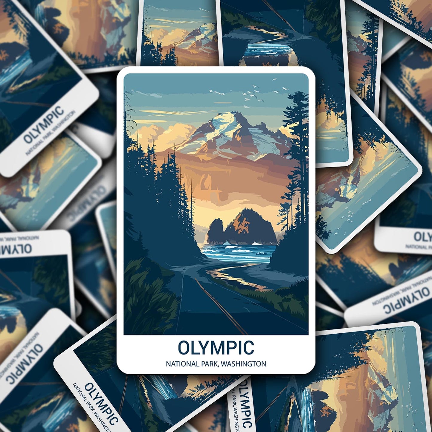 Olympic National Park Sticker – Durable Vinyl Sticker