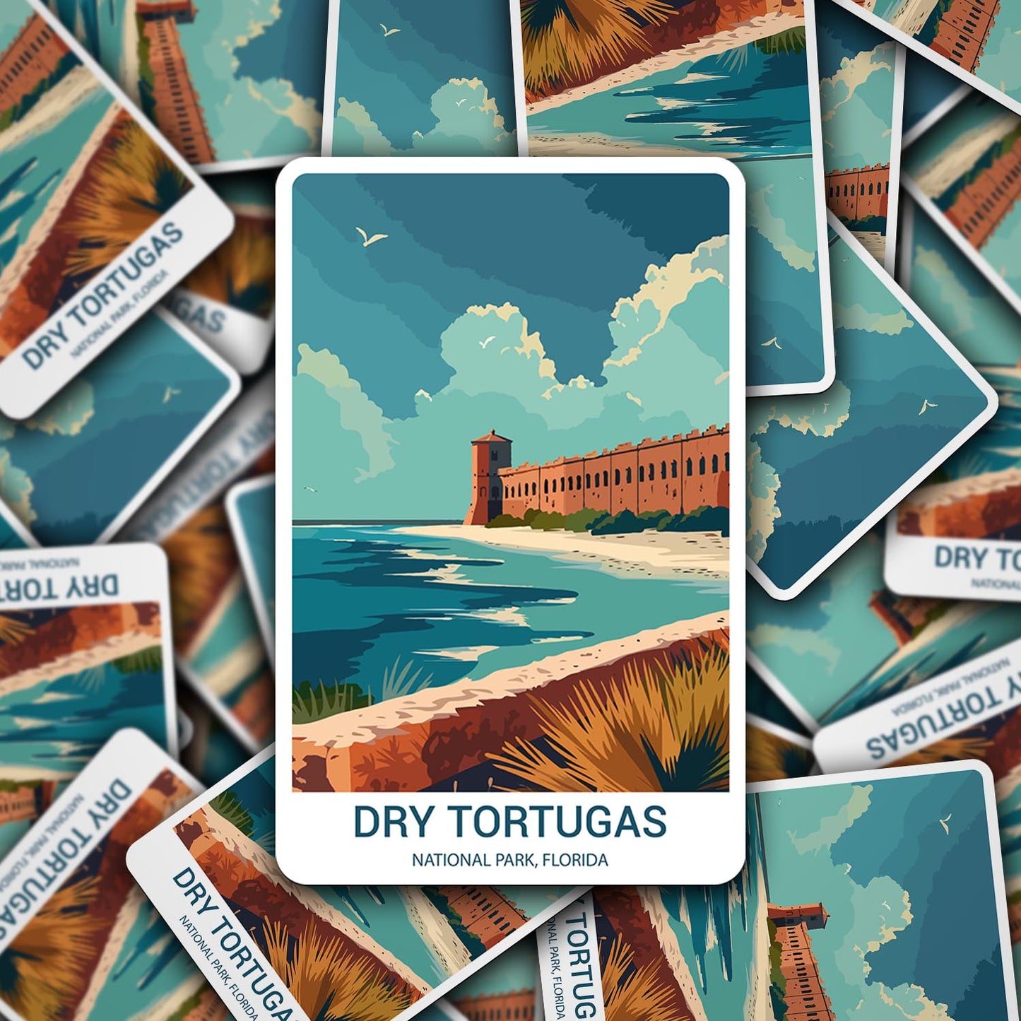 Dry Tortugas National Park Sticker – Durable Vinyl Sticker