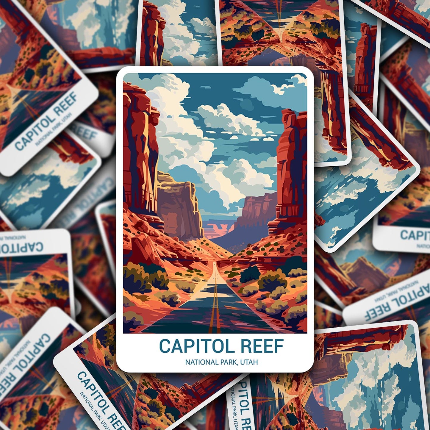 Capitol Reef National Park Sticker – Durable Vinyl Sticker