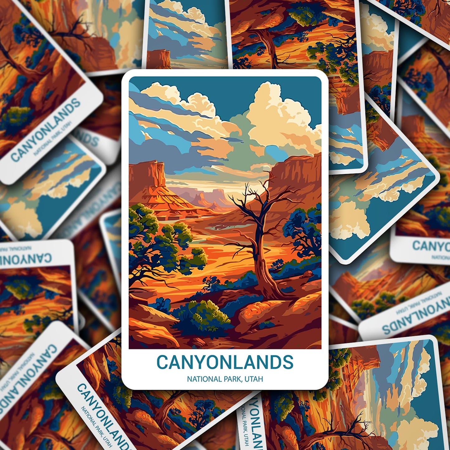 Canyonlands National Park Sticker – Durable Vinyl Sticker