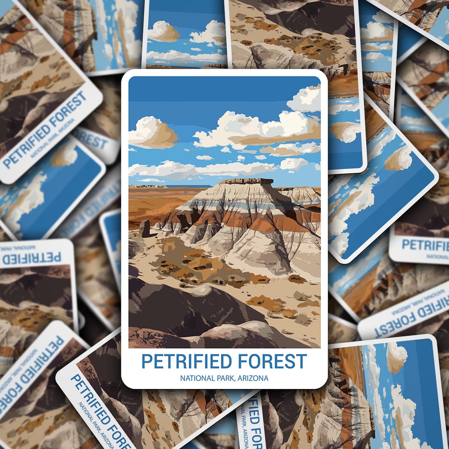 Petrified Forest National Park Sticker – Durable Vinyl Sticker