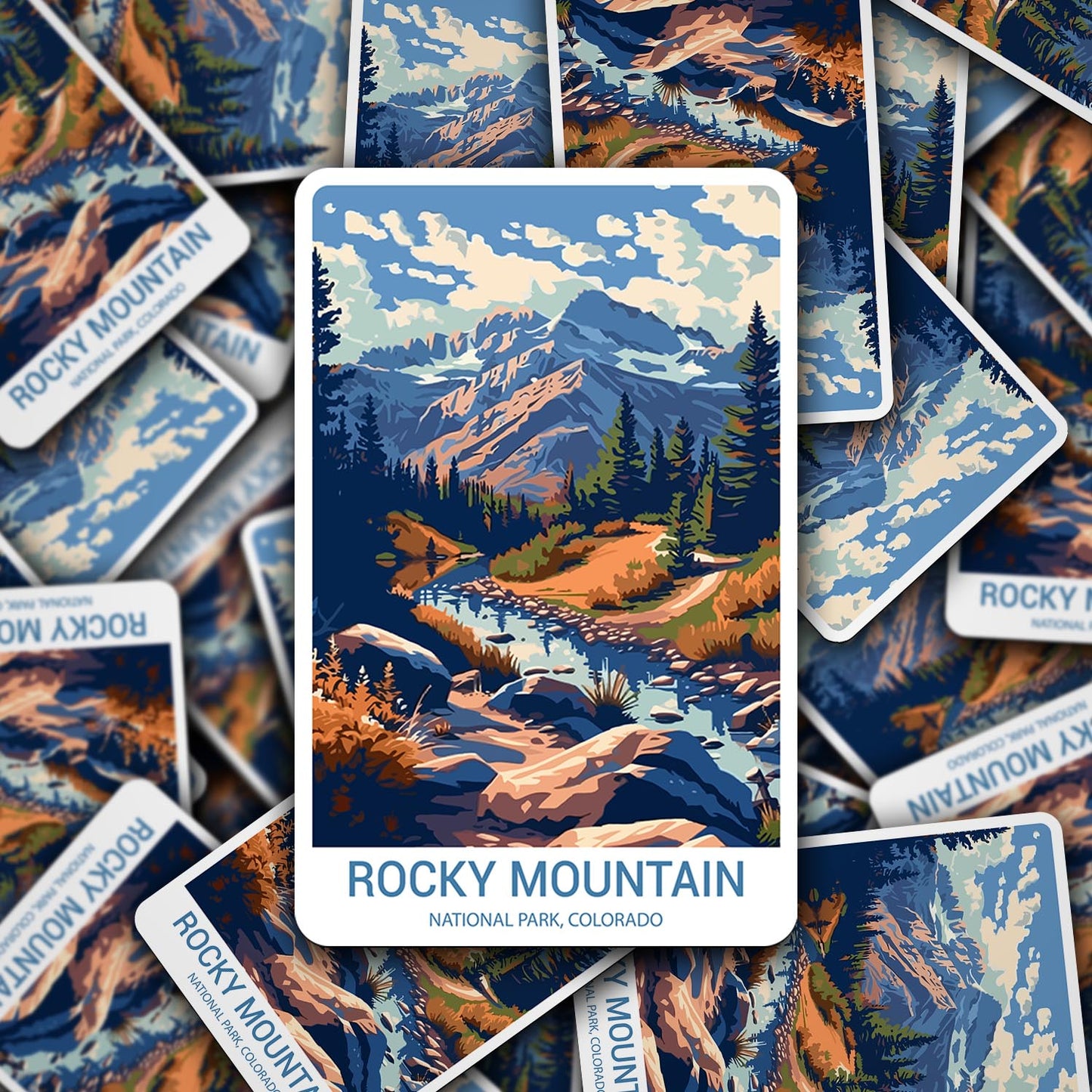 Rocky Mountain National Park Sticker – Durable Vinyl Sticker