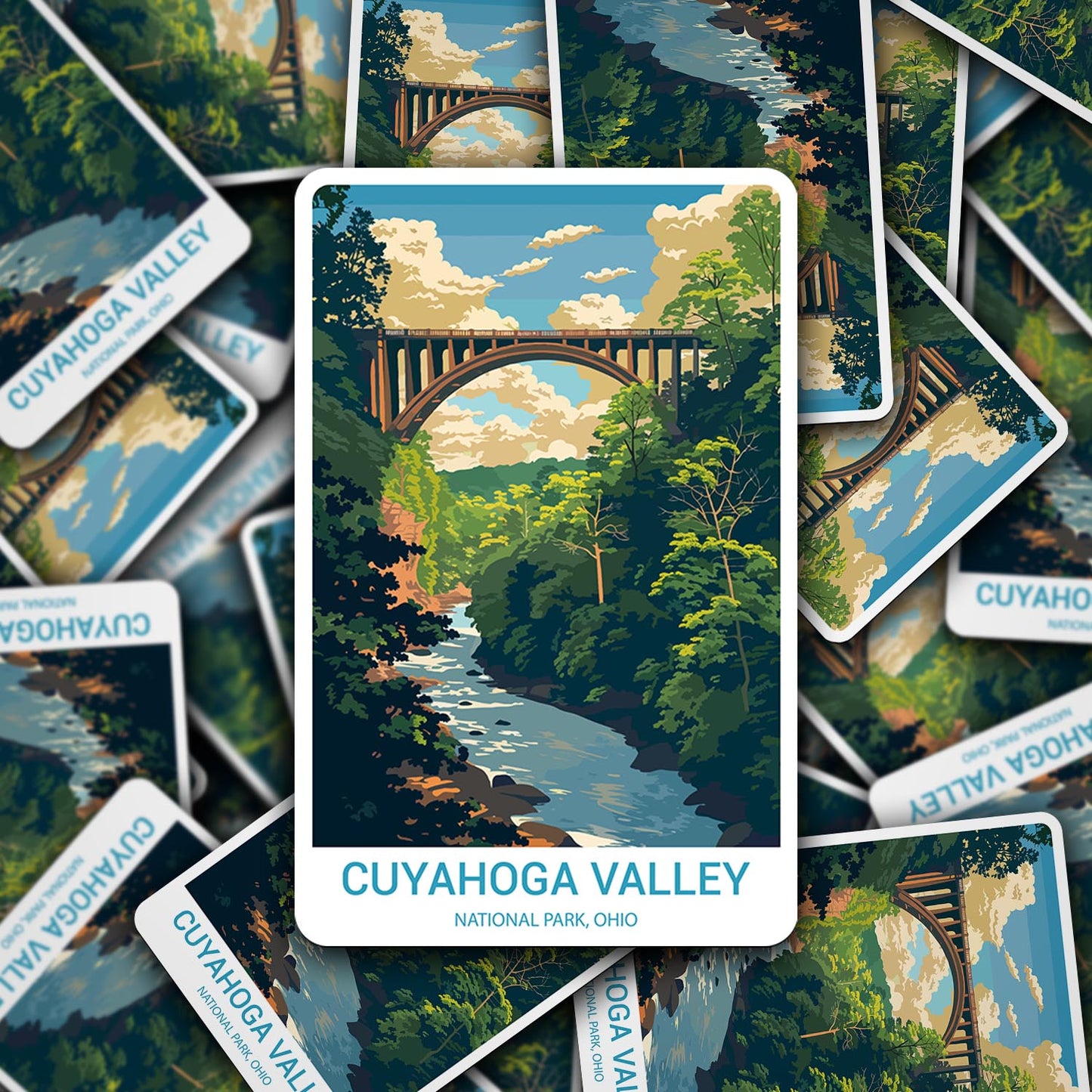 Cuyahoga Valley National Park Sticker – Durable Vinyl Sticker