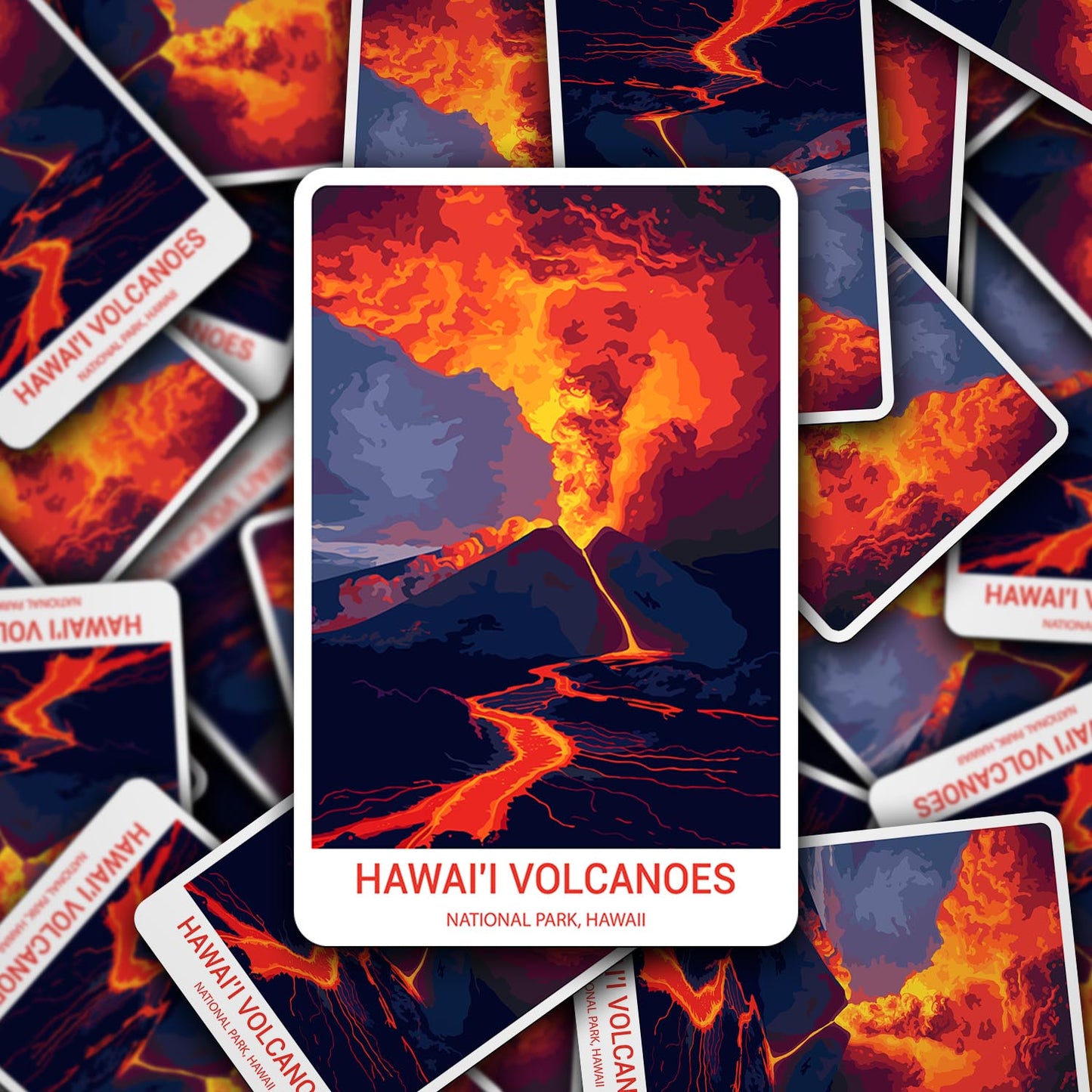 Hawai'i Volcanoes National Park Sticker – Durable Vinyl Sticker