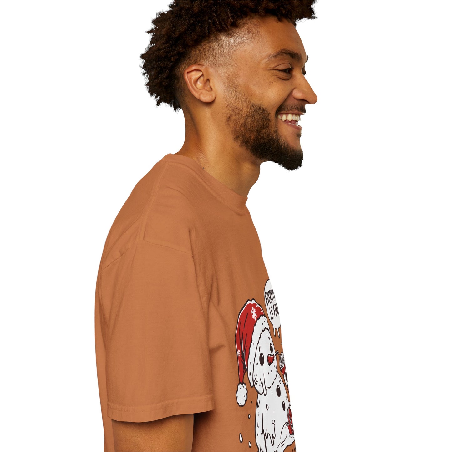 Snowman T-Shirt - "Everything is Fine, I'm Just Having a Meltdown" - Funny Winter Tee