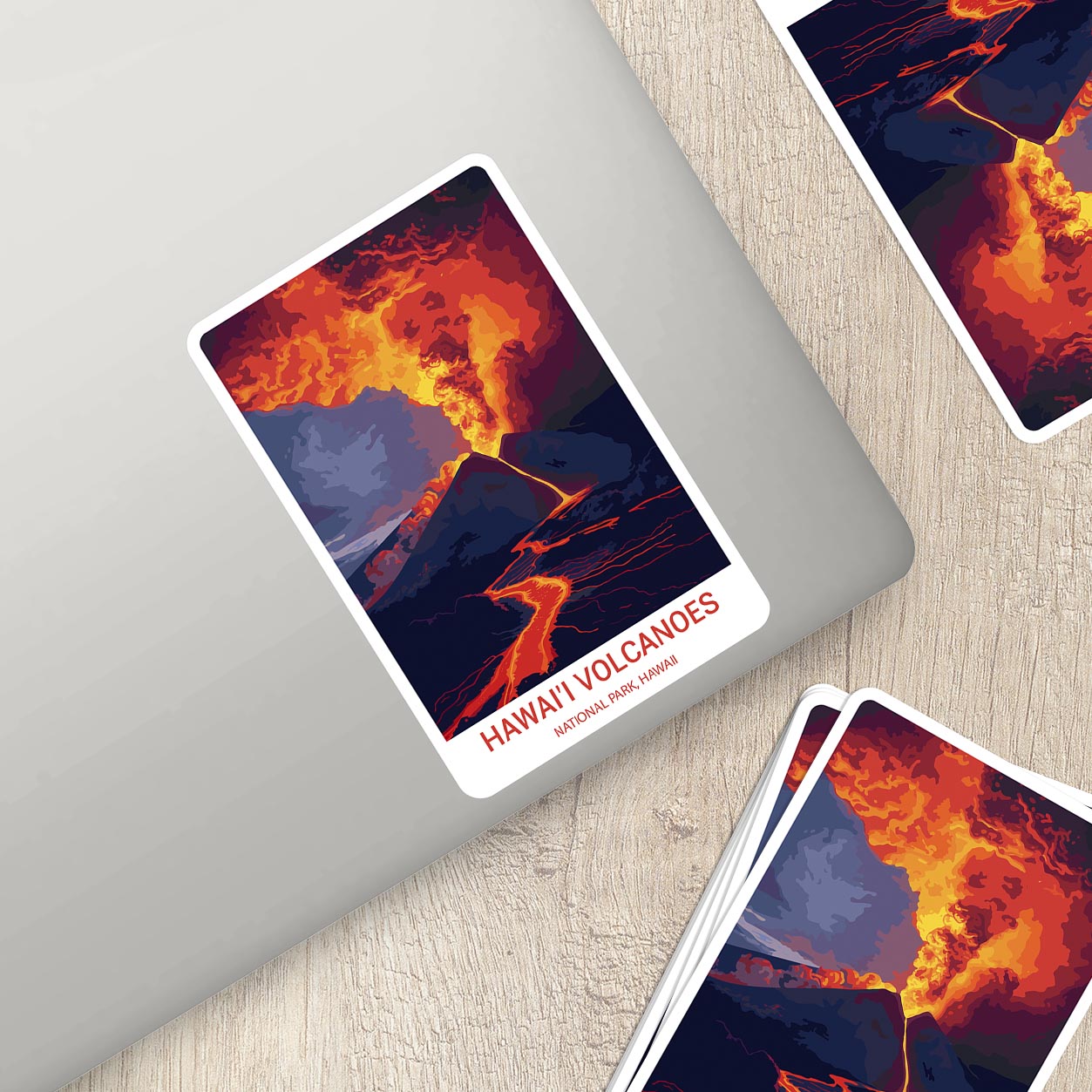 Hawai'i Volcanoes National Park Sticker – Durable Vinyl Sticker