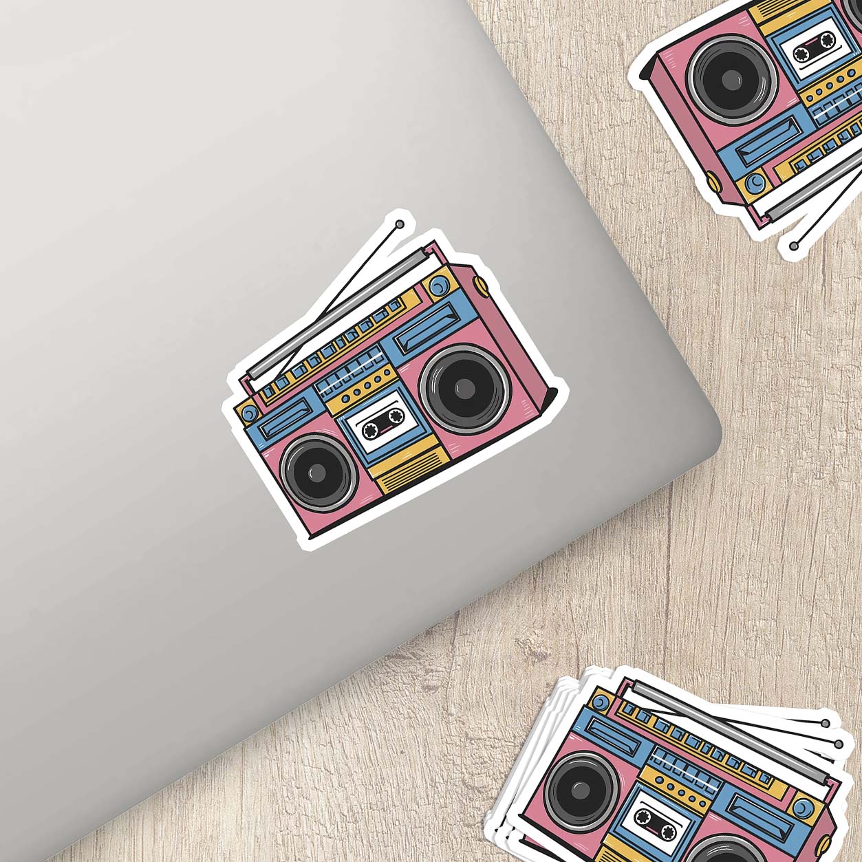 Retro 90βs Sticker β Weatherproof Vinyl for Laptops, Cups & More