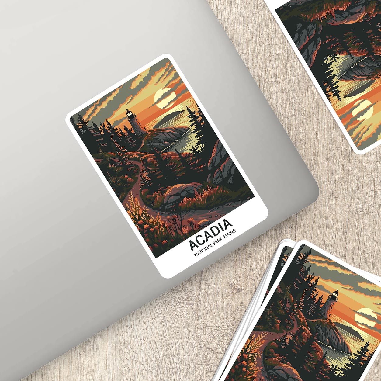 Acadia National Park Sticker – Durable Vinyl Sticker