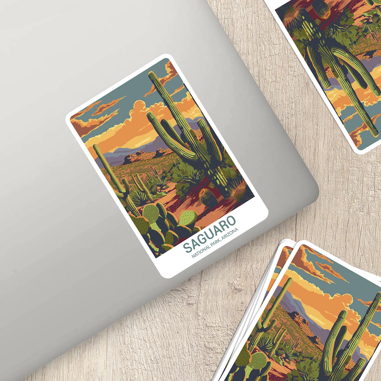 Saguaro National Park Sticker – Durable Vinyl Sticker
