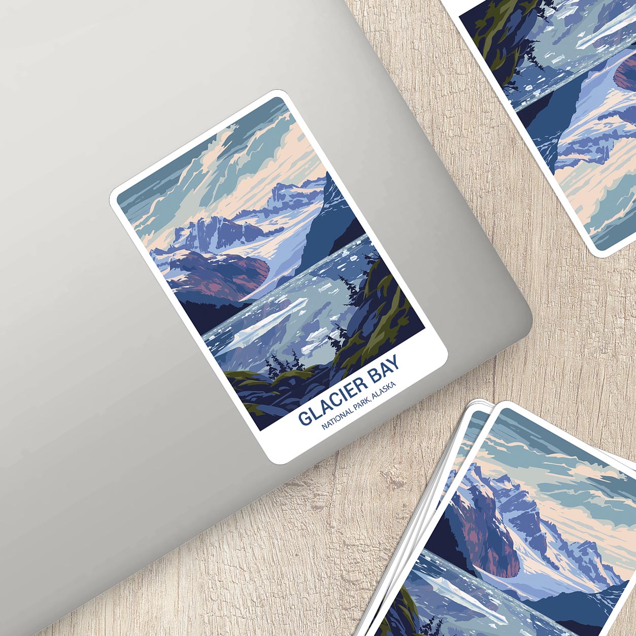 Glacier Bay National Park Sticker – Durable Vinyl Sticker