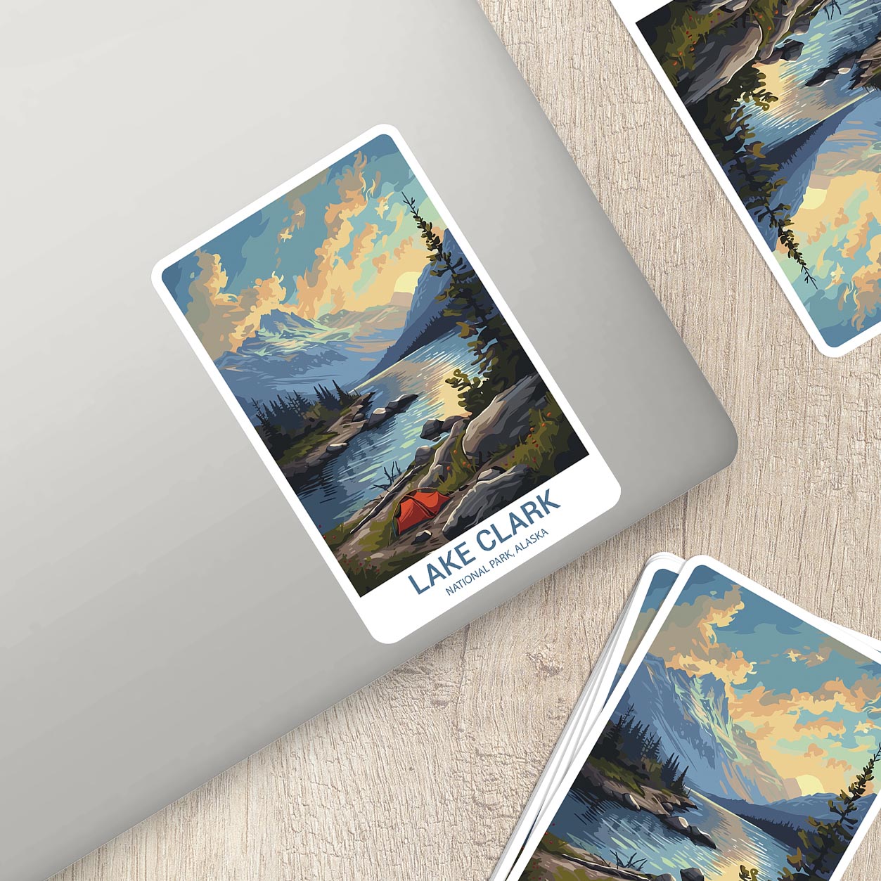 Lake Clark National Park Sticker – Durable Vinyl Sticker