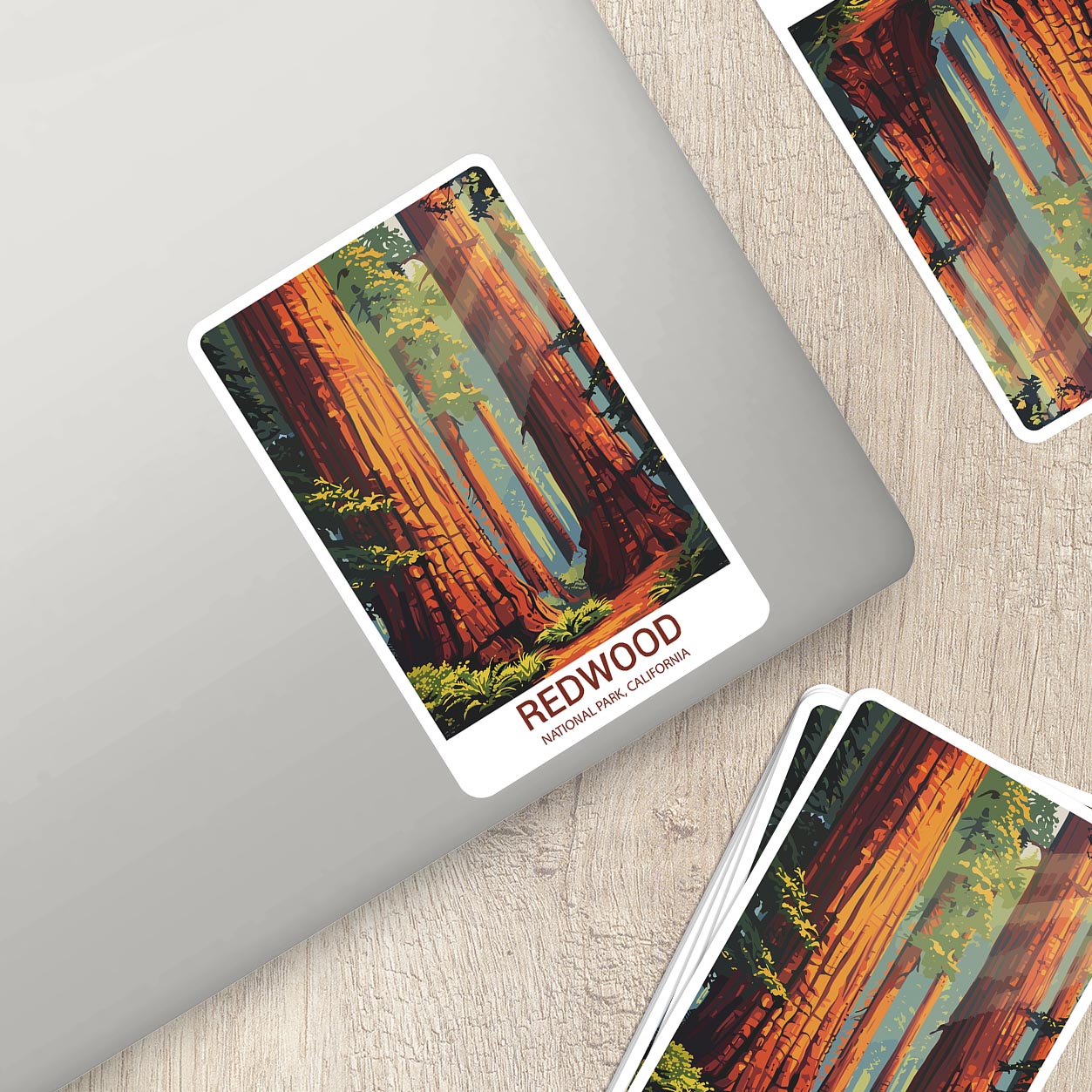 Redwood National Park Sticker – Durable Vinyl Sticker
