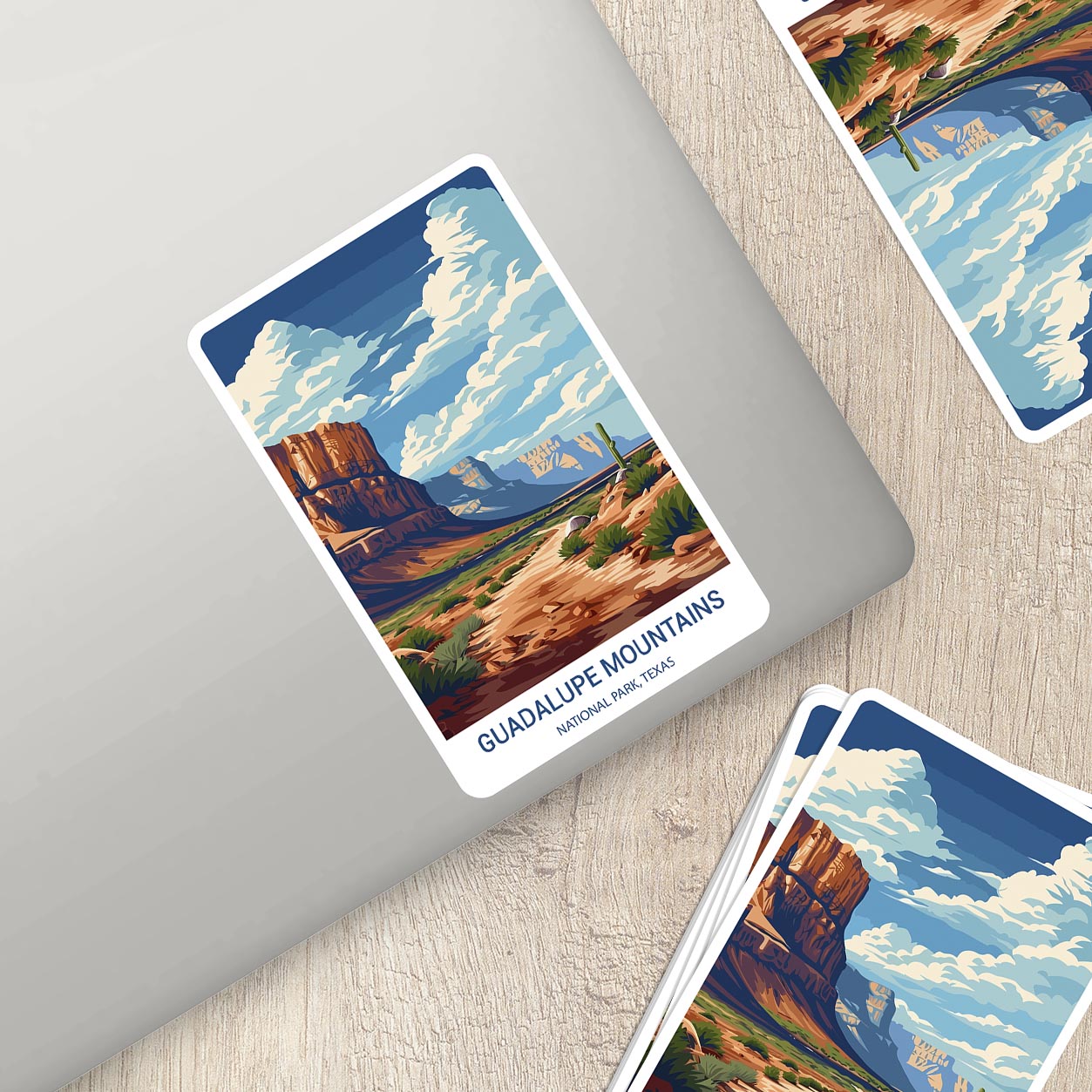 Guadalupe Mountains National Park Sticker – Durable Vinyl Sticker