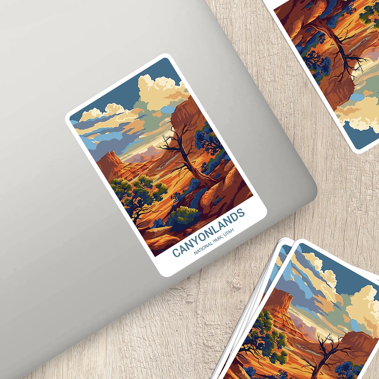 Canyonlands National Park Sticker – Durable Vinyl Sticker