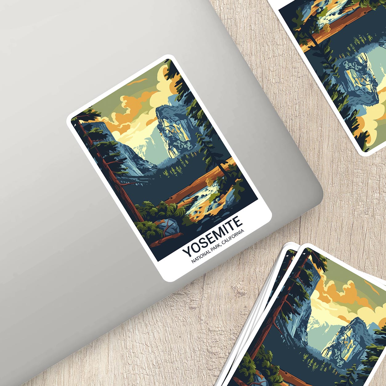 Yosemite National Park Sticker – Durable Vinyl Sticker