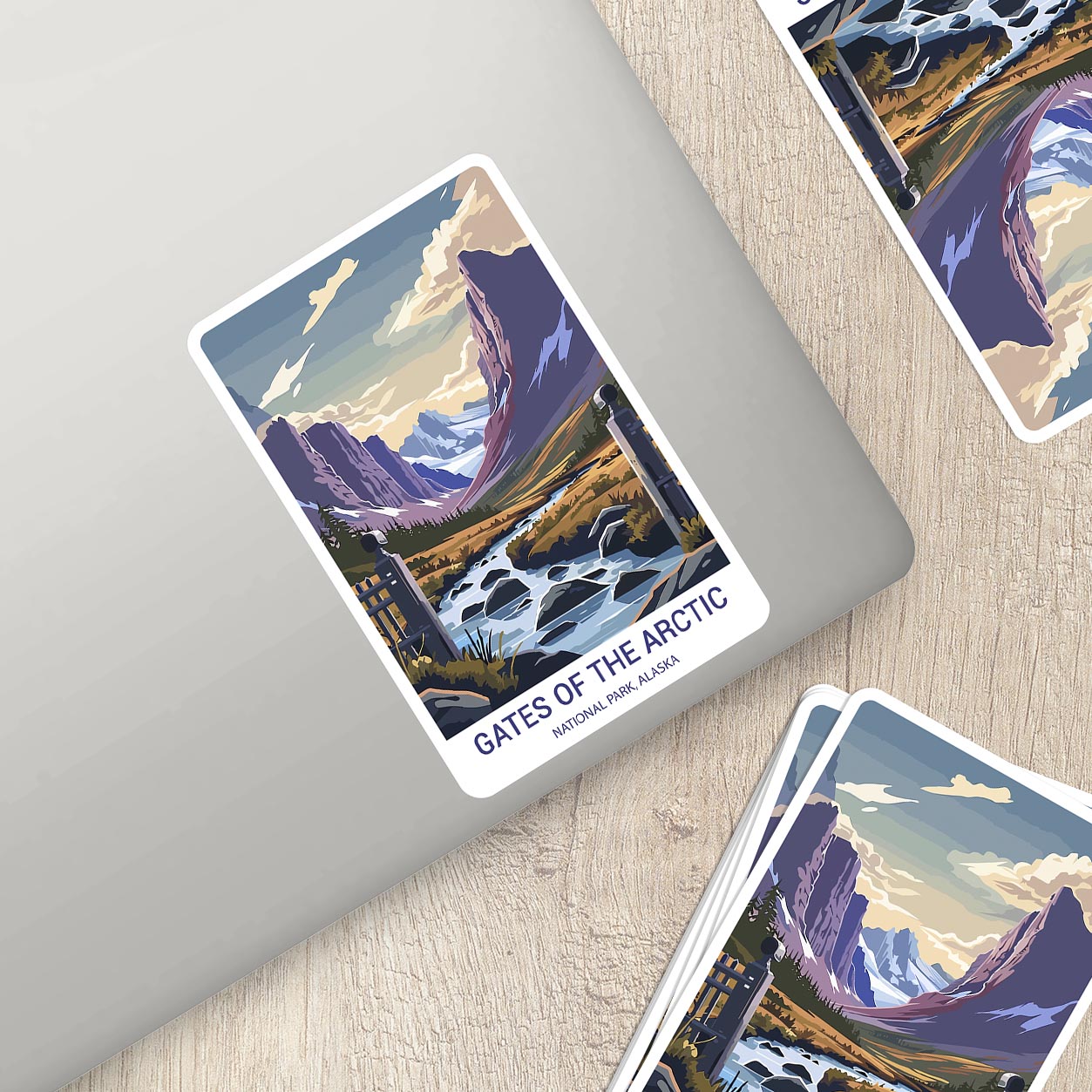 Gates of the Arctic National Park Sticker – Durable Vinyl Sticker