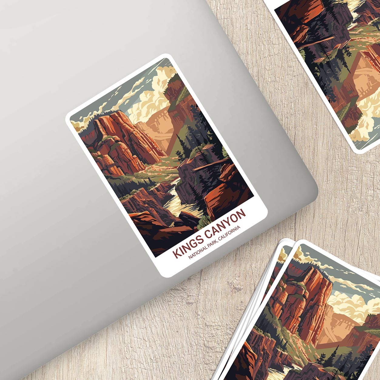 Kings Canyon National Park Sticker – Durable Vinyl Sticker
