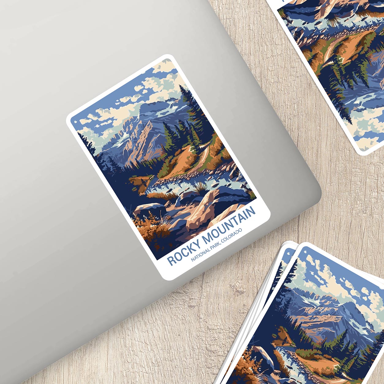 Rocky Mountain National Park Sticker – Durable Vinyl Sticker