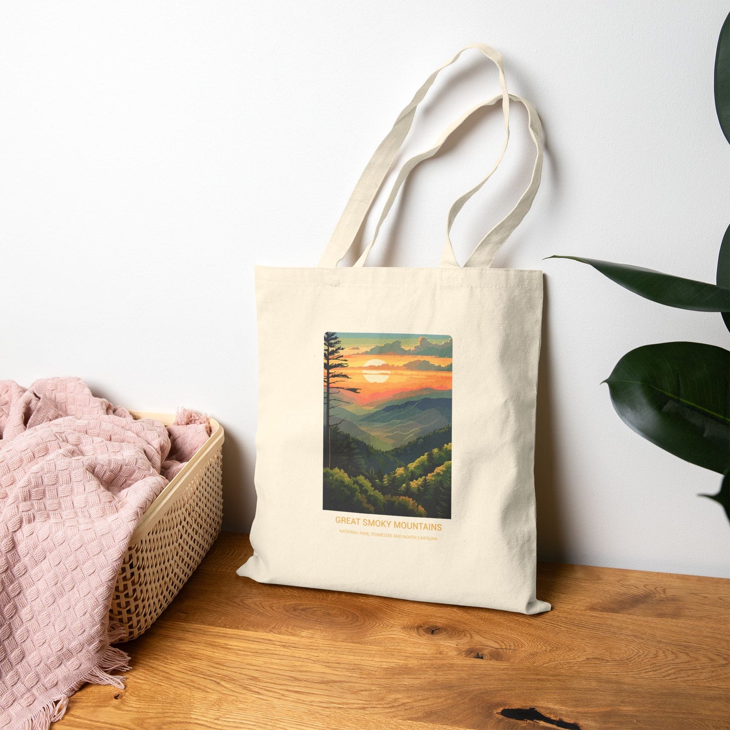 Great Smoky Mountains National Park Canvas Tote Bag