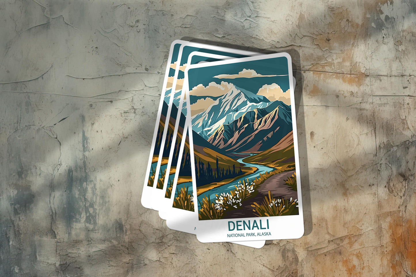 Denali National Park Sticker – Durable Vinyl Sticker