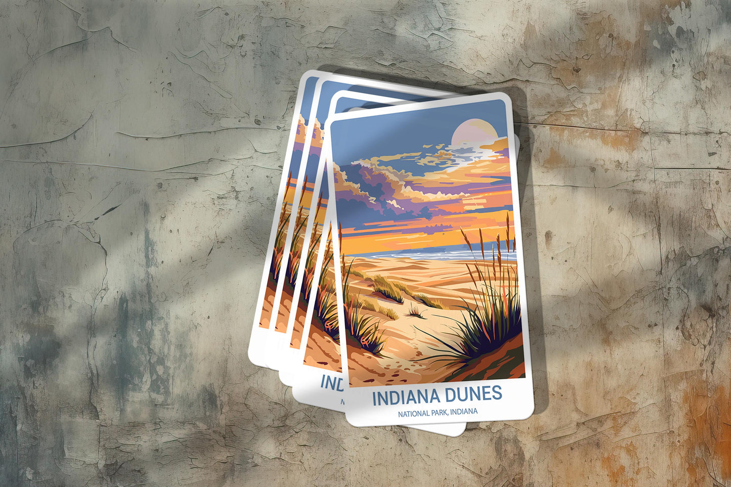 Indiana Dunes National Park Sticker – Durable Vinyl Sticker