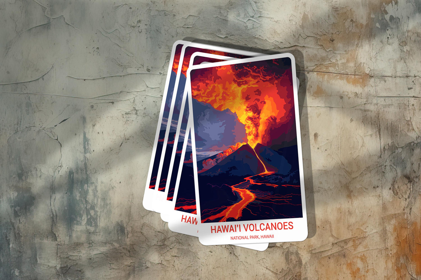 Hawai'i Volcanoes National Park Sticker – Durable Vinyl Sticker
