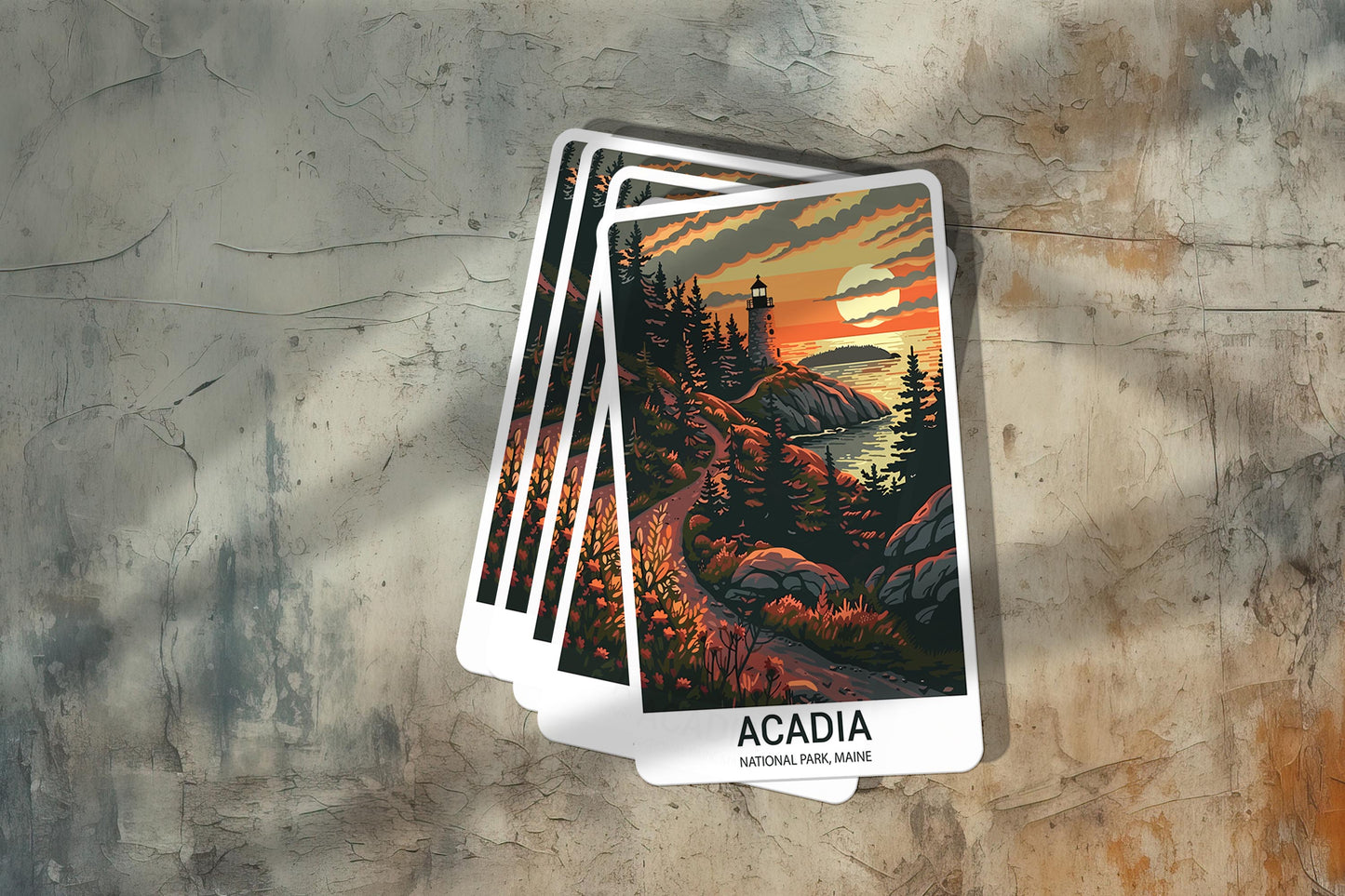 Acadia National Park Sticker – Durable Vinyl Sticker
