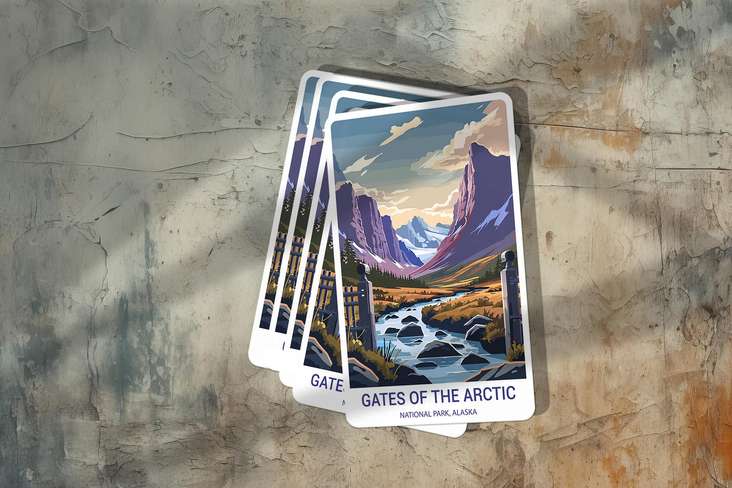 Gates of the Arctic National Park Sticker – Durable Vinyl Sticker