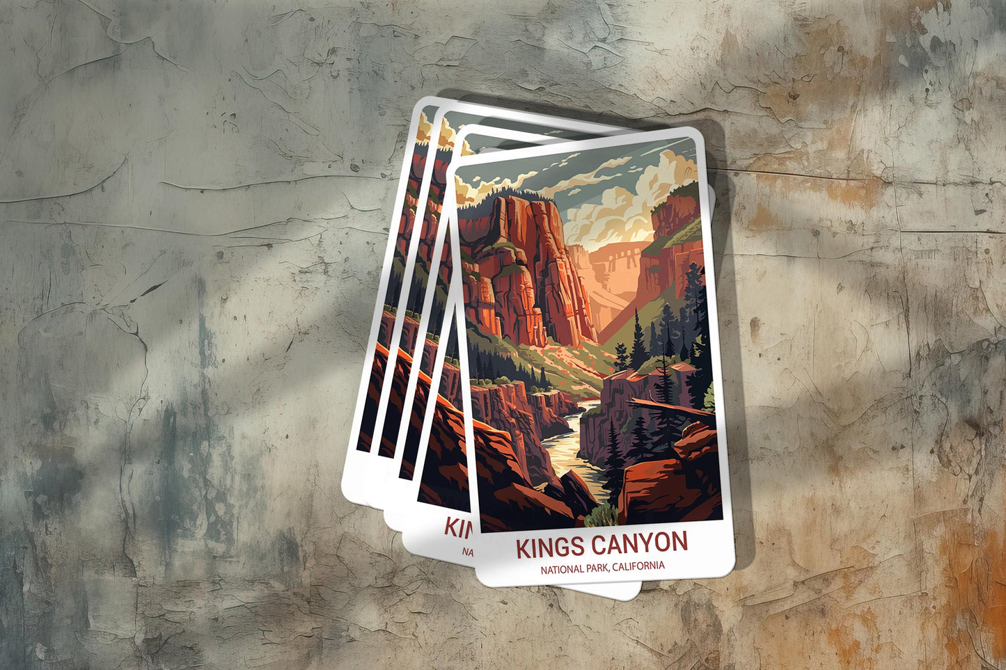 Kings Canyon National Park Sticker – Durable Vinyl Sticker