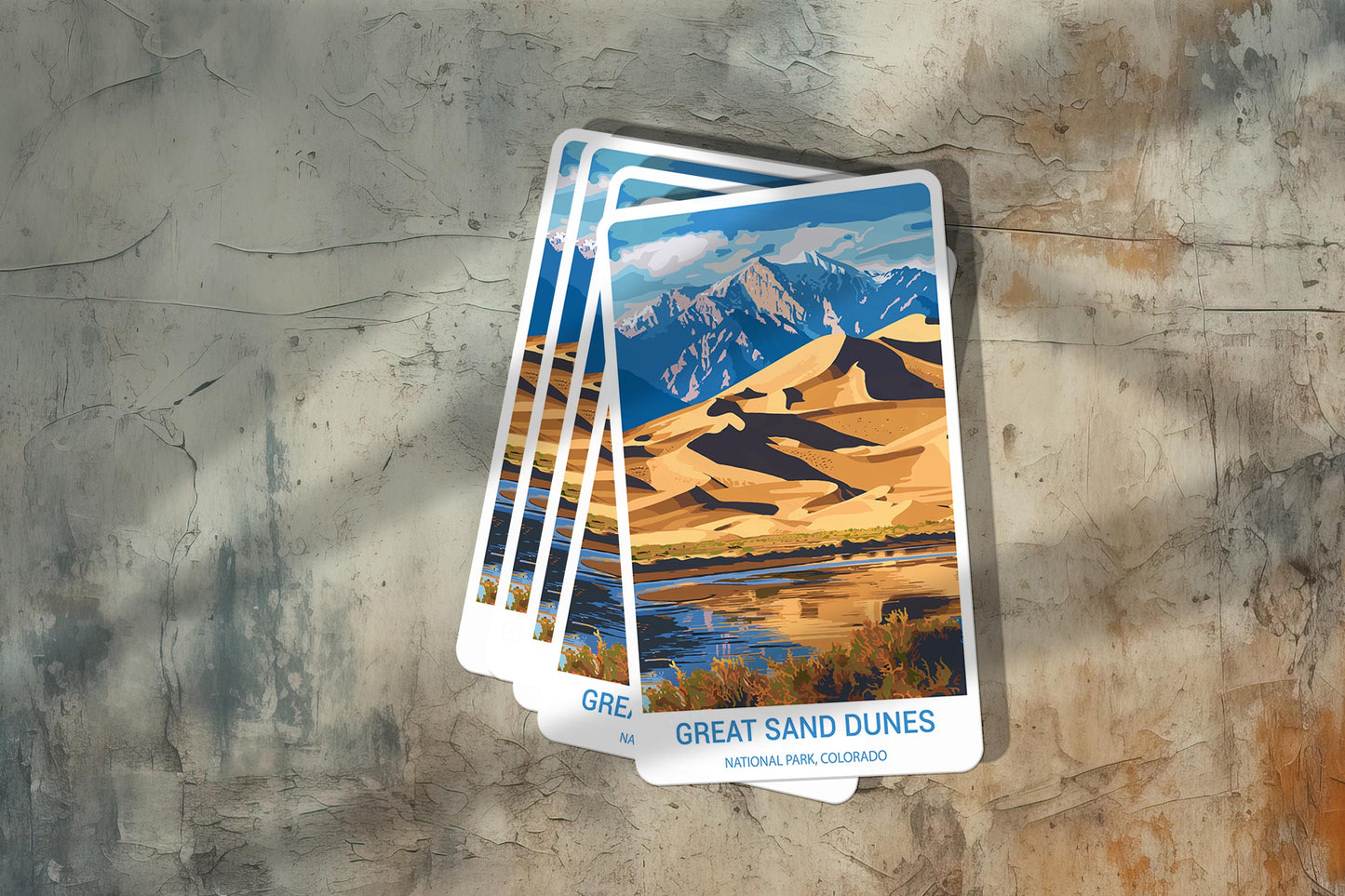 Great Sand Dunes National Park Sticker – Durable Vinyl Sticker